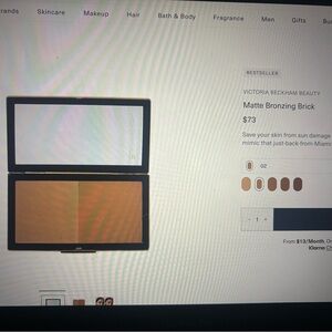 Victoria Beckham Matte Bronzing Brick - Warm Tan & Golden Brown